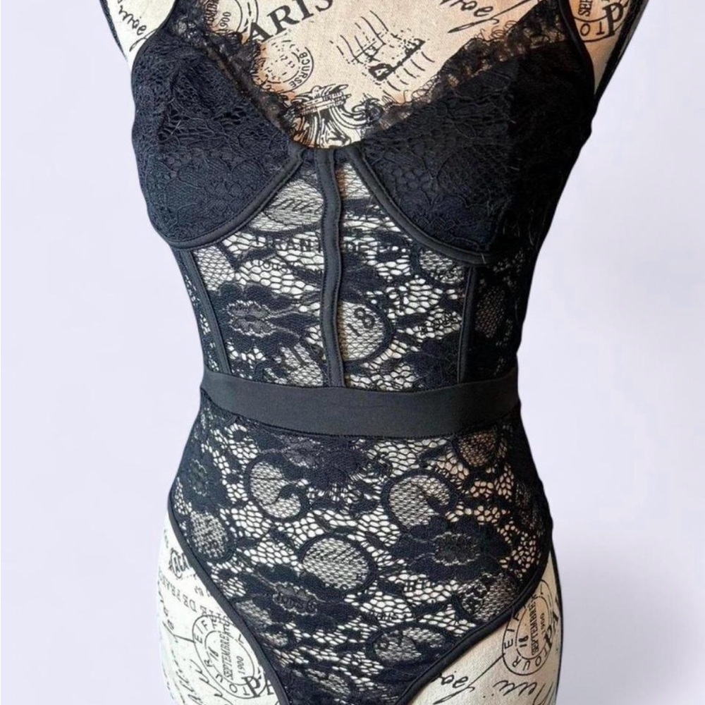 Black Lace Bodysuit